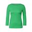 Cecil Basic Baumwollshirt U-Boot Ausschnitt