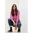 Cecil Damen B317389 Basic Baumwollshirt U-Boot Ausschnitt, Frosted Rose, S