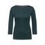 Cecil Damen B317389 Basic T-Shirt In Unifarbe, Fir Green,S