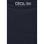 Cecil Damen B317389 Basic Baumwollshirt U-Boot Ausschnitt, Universal Blue, S EU