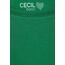 Cecil Damen B317389 Basic Baumwollshirt U-Boot Ausschnitt, Easy Green, S