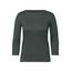 Cecil Damen B317389 Basic T-Shirt In Unifarbe, Active Khaki,L
