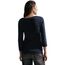 Cecil Damen B317389 Basic Baumwollshirt U-Boot Ausschnitt, Universal Blue, M EU
