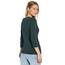 Cecil Damen B317389 Basic T-Shirt In Unifarbe, Fir Green,L