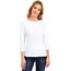 Cecil Damen Basic Boatneck T-Shirt, White, M