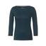 Cecil Basic Baumwollshirt U-Boot Ausschnitt