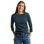 Cecil Basic Baumwollshirt U-Boot Ausschnitt