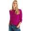 Cecil Basic Baumwollshirt U-Boot Ausschnitt