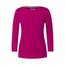 Cecil Basic Baumwollshirt U-Boot Ausschnitt