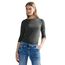 Cecil Damen B317389 Basic Baumwollshirt U-Boot Ausschnitt, Strong Khaki, M