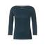 Cecil Basic Baumwollshirt U-Boot Ausschnitt