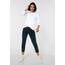 Cecil Damen Basic Boatneck T-Shirt, White, L