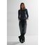 Cecil Damen B317389 Basic Baumwollshirt U-Boot Ausschnitt, Universal Blue, M EU