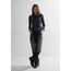 Cecil Damen B317389 Basic Baumwollshirt U-Boot Ausschnitt, Universal Blue, M EU