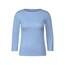 Cecil Damen B317389 Basic Baumwollshirt U-Boot Ausschnitt, soda Blue, L