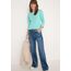 Damen Basic Shirt in Unifarbe