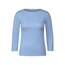 Cecil Damen B317389 Basic Baumwollshirt U-Boot Ausschnitt, soda Blue, L