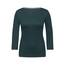 Cecil Damen B317389 Basic T-Shirt In Unifarbe, Fir Green,L