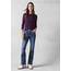 Cecil Damen B317389 Basic T-Shirt In Unifarbe, Beloved Berry,L