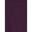 Cecil Damen B317389 Basic T-Shirt In Unifarbe, Beloved Berry,L