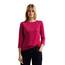 Cecil Basic Baumwollshirt U-Boot Ausschnitt