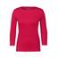 Cecil Damen B317389 Basic T-Shirt In Unifarbe, Granita Red,XXL