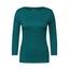 Cecil Damen B317389 Basic T-Shirt In Unifarbe, Petrol Green,XL