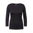 Cecil Damen B317389 Basic T-Shirt In Unifarbe, Deep Charcoal Grey,XXL