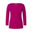 Cecil Basic Baumwollshirt U-Boot Ausschnitt