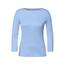 Cecil Damen B317389 Basic T-Shirt In Unifarbe, Fresh Light Blue,XL