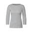 Cecil Basic Baumwollshirt U-Boot Ausschnitt