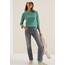 Damen Basic Shirt in Unifarbe