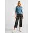 Cecil Basic Baumwollshirt U-Boot Ausschnitt
