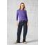 Cecil Damen B317389 Basic T-Shirt In Unifarbe, Wild Lilac,XL