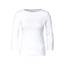 Cecil Damen Basic Boatneck T-Shirt, White, XXL