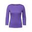 Cecil Damen B317389 Basic T-Shirt In Unifarbe, Wild Lilac,XXL