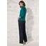 Cecil Damen B317389 Basic T-Shirt In Unifarbe, Petrol Green,XXL