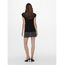 ONLY Damen Regular Fit T-Shirt onlNICOLE S/S Mix TOP NOOS 15151008, Einfarbig, Gr. 40 (Herstellergröße: L), Schwarz (Black)