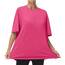 THE GYM PEOPLE Damen Kurzärmeliges mit Rundhalsausschnitt Übergroße T-Shirts Basic Baumwolle Shirts