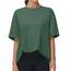 THE GYM PEOPLE Damen Kurzärmeliges mit Rundhalsausschnitt Übergroße T-Shirts Basic Baumwolle Shirts