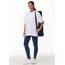 THE GYM PEOPLE Damen Kurzärmeliges mit Rundhalsausschnitt Übergroße T-Shirts Basic Baumwolle shirts