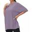THE GYM PEOPLE Damen Kurzärmeliges mit Rundhalsausschnitt Übergroße T-Shirts Basic Baumwolle Shirts