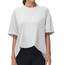 THE GYM PEOPLE Damen Kurzärmeliges mit Rundhalsausschnitt Übergroße T-Shirts Basic Baumwolle Shirts