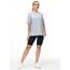 THE GYM PEOPLE Damen Kurzärmeliges mit Rundhalsausschnitt Übergroße T-Shirts Basic Baumwolle Shirts