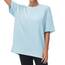 THE GYM PEOPLE Damen Kurzärmeliges mit Rundhalsausschnitt Übergroße T-Shirts Basic Baumwolle Shirts