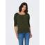 ONLY Damen ONLALBA 3/4 JRS NOOS Top, Winter Moss,M