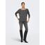 ONLY Damen ONLALBA 3/4 JRS NOOS Top, Dark Grey Melange,XXS