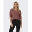 ONLY Damen Onlalba 3/4 Top JRS Noos Langarmshirt, Canyon Rose,M