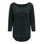 ONLY Damen Onlalba 3/4 Top JRS Noos Langarmshirt, Dark Sea,S