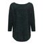 ONLY Damen Onlalba 3/4 Top JRS Noos Langarmshirt, Dark Sea,M